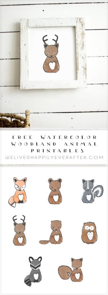 Free Printables Woodland Animals