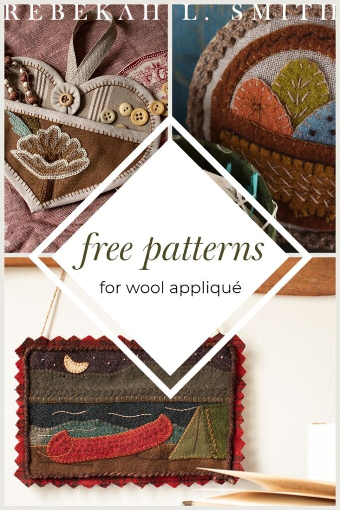 Free Wool Appliqu Patterns Wool Quilts Patterns Wool Quilts Wool Applique Patterns