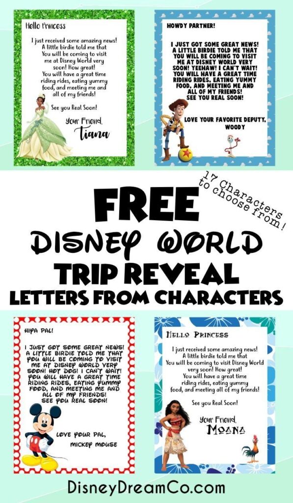 You're Going To Disney World Printable Free