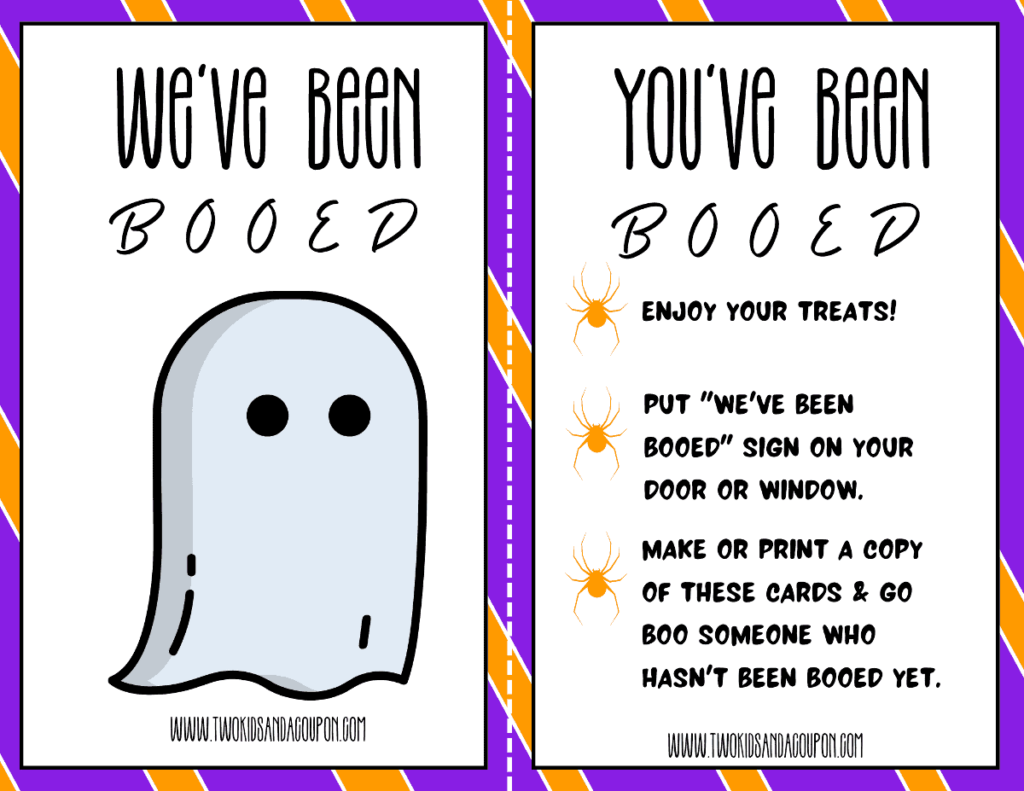You've Been Booed Printable Pdf Free