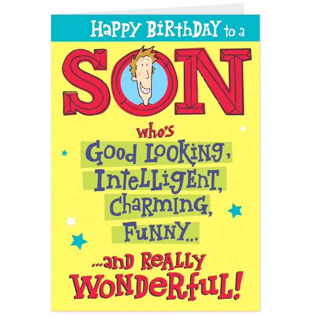 Funny Happy Birthday Images For Son Free Happy Bday Pictures And Photos BDay card