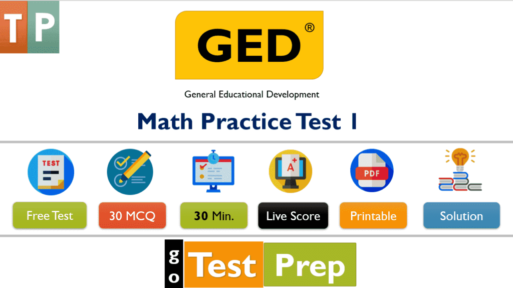 GED Math Practice Test 2023 Free Printable PDF Download 