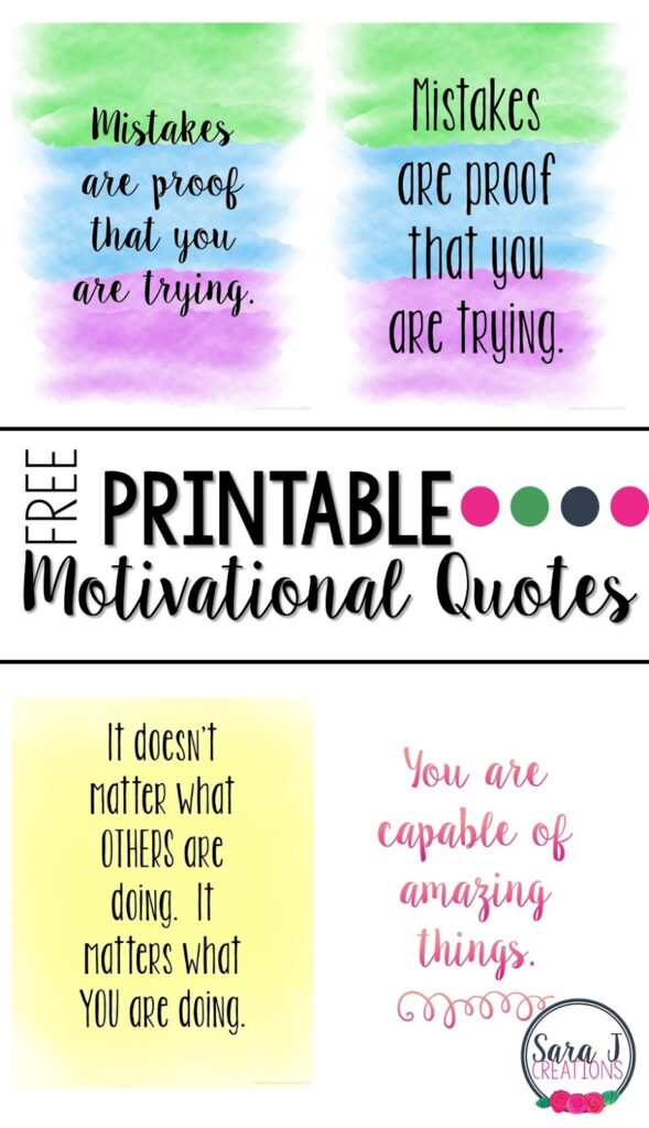 Free Printable Positive Quotes