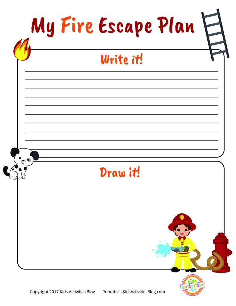 Get This Free Printable Fire Escape Plan To Keep Your Family Safe