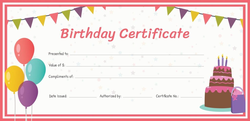 Printable Gift Certificate Free