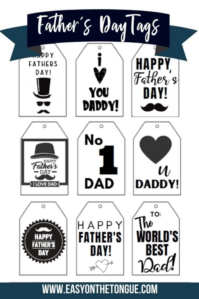 Grab The Gorgeous Free Fathers Day Gift Tags
