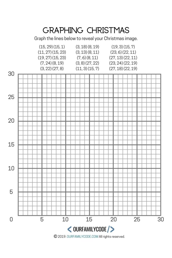 Free Printable Coordinate Graphing Pictures Worksheets Pdf