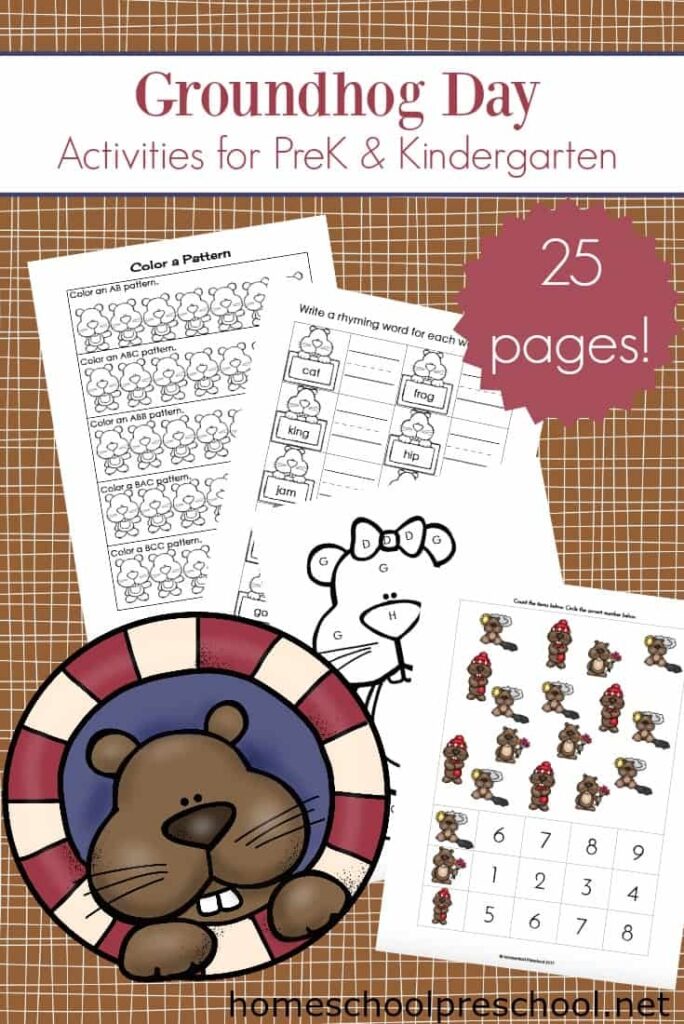 Free Printable Groundhog Day Worksheets