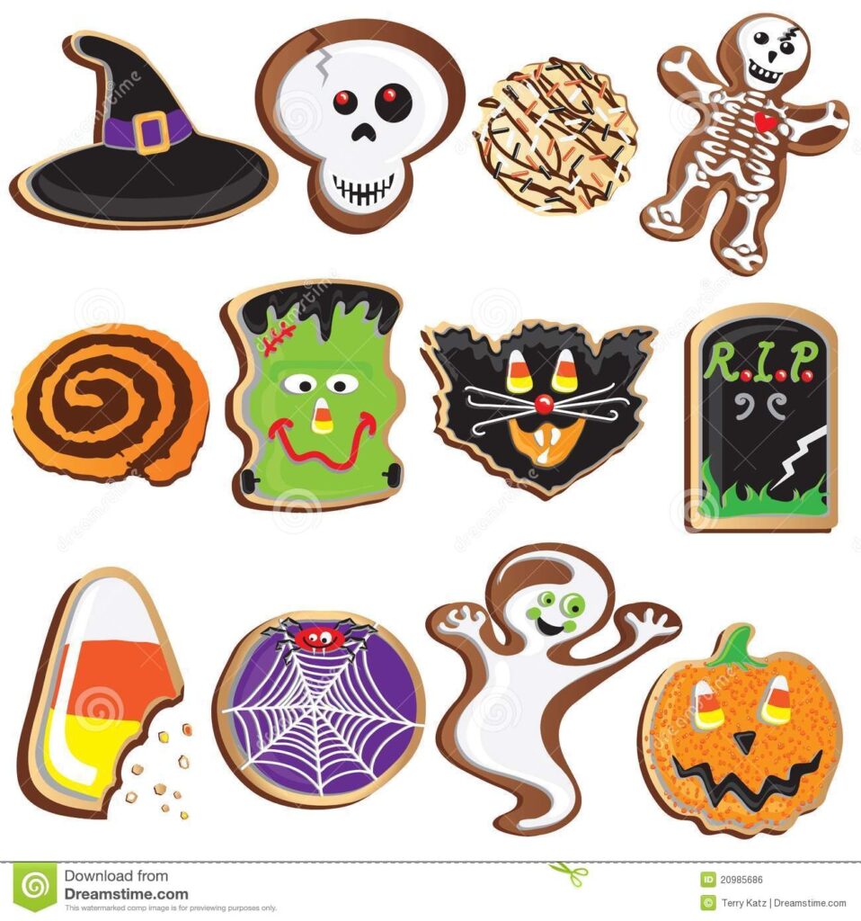 Halloween Cookies Stock Illustrations 1 020 Halloween Cookies Stock Illustrations Vectors Clipart Dreamstime