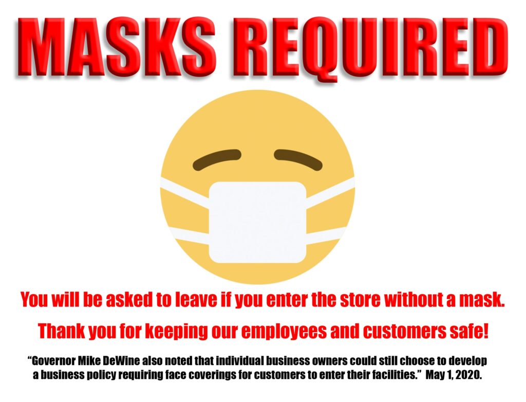 Handy masks Required Sign You Can Download Here For Free For Your Business Cleveland