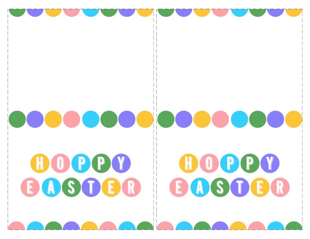Easter Card Printable Free