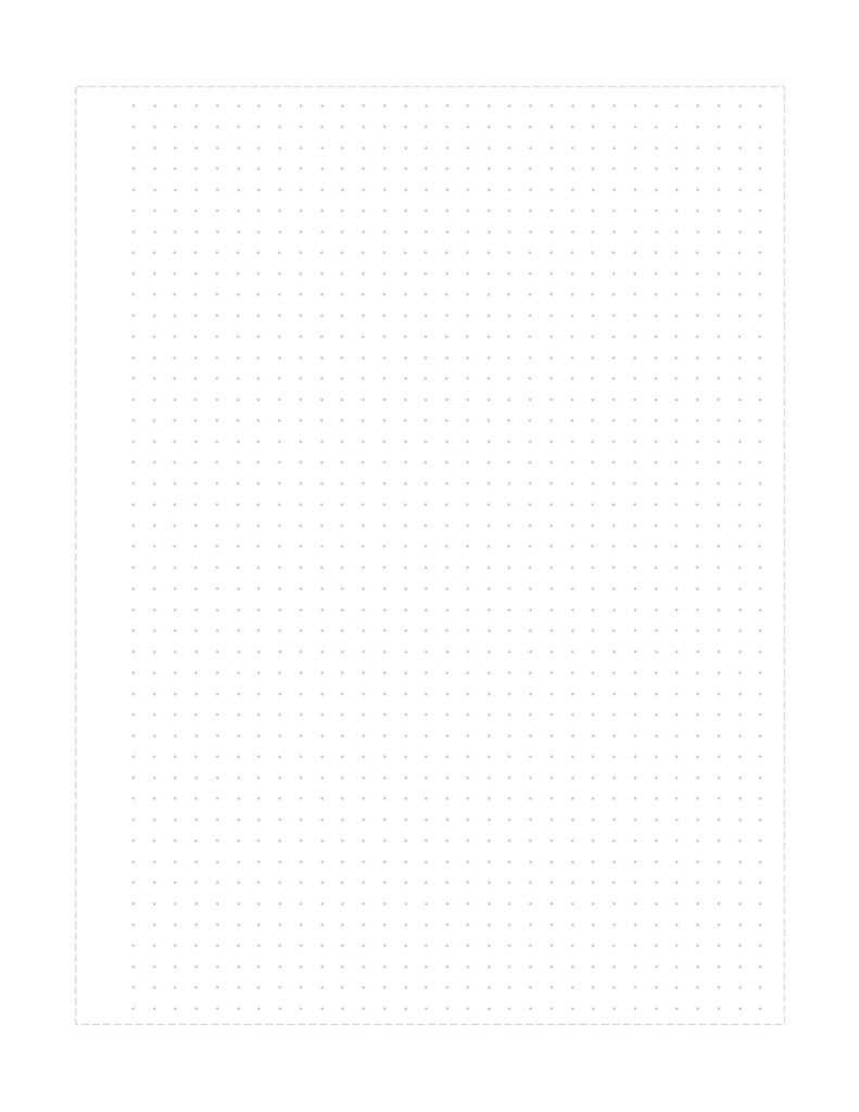Dotted Paper Free Printable