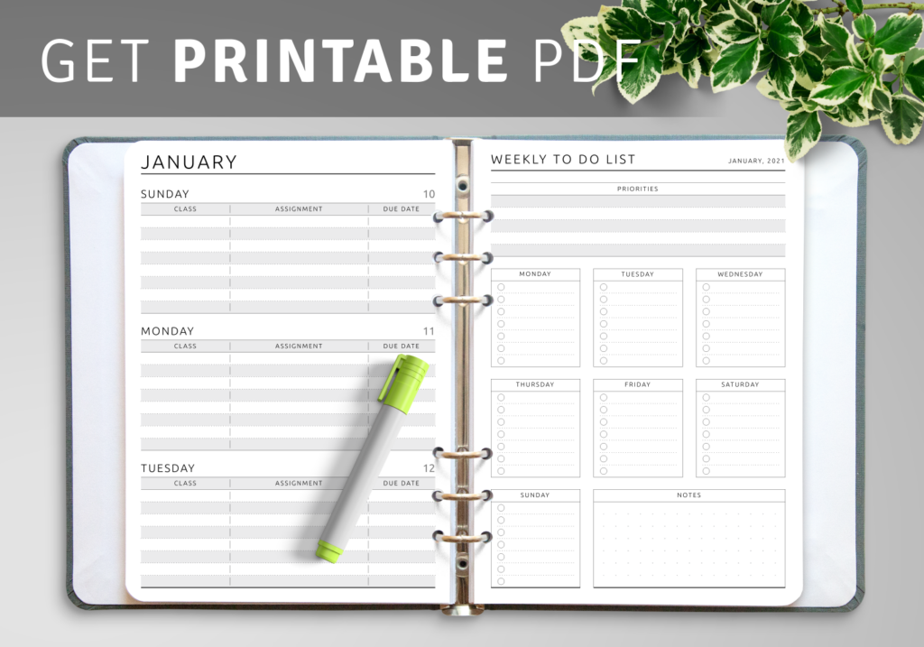 Free Printable Happy Planner