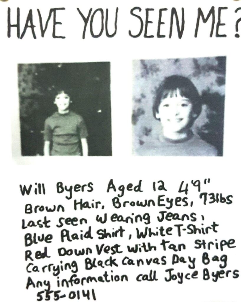 Have You Seen Me Will Byers Printable Google Search Imprimir Sobres