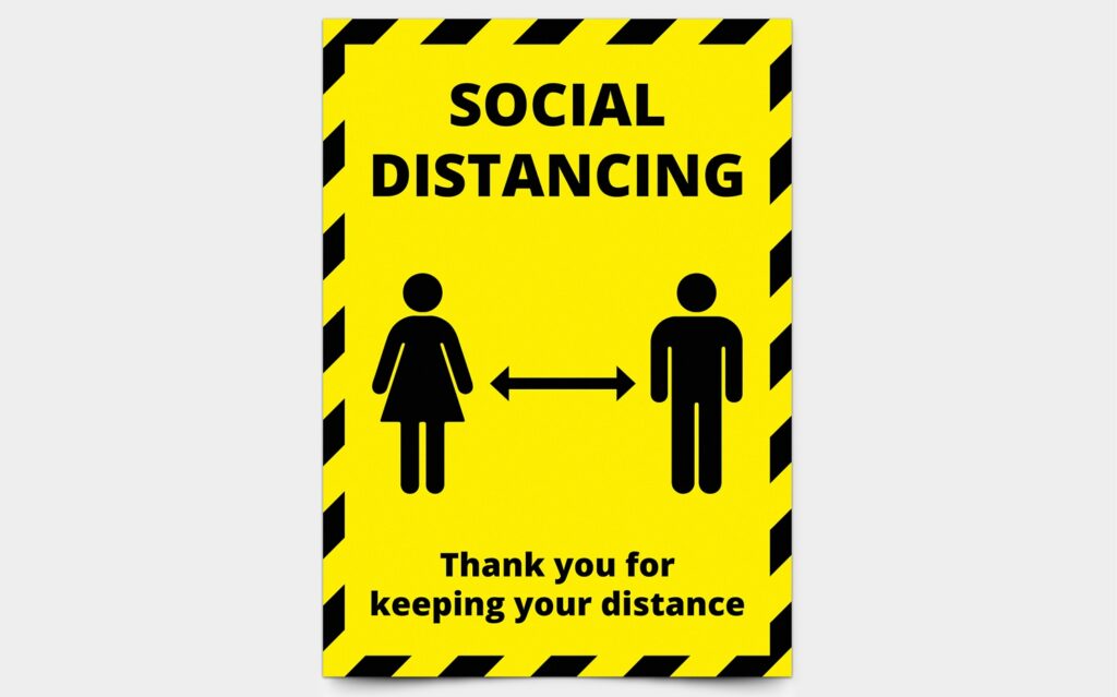 Social Distancing Posters Free Printable