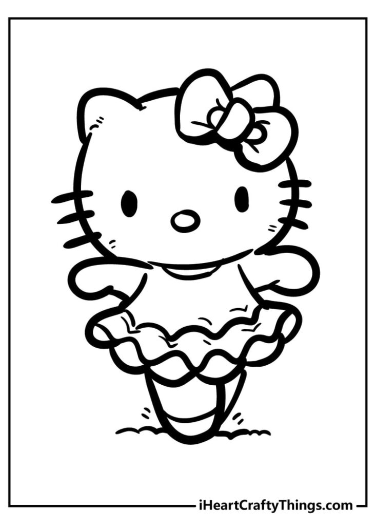 Hello Kitty Coloring Pages Cute And 100 Free 2022 