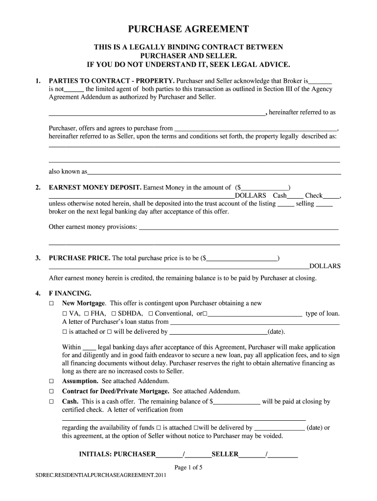 Home Purchase Agreement Form Ohio Fill Out Sign Online DocHub