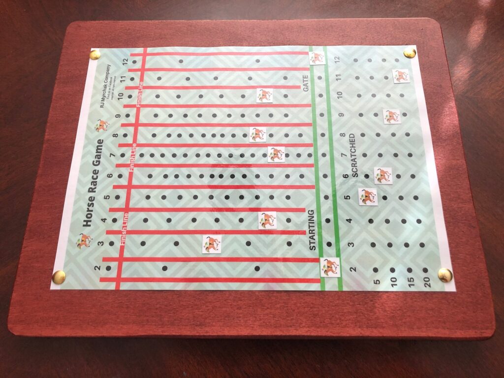 Horse Race Board Game Template Etsy New Zealand