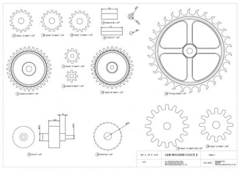 How To Build A Wooden Gear Clock FeltMagnet