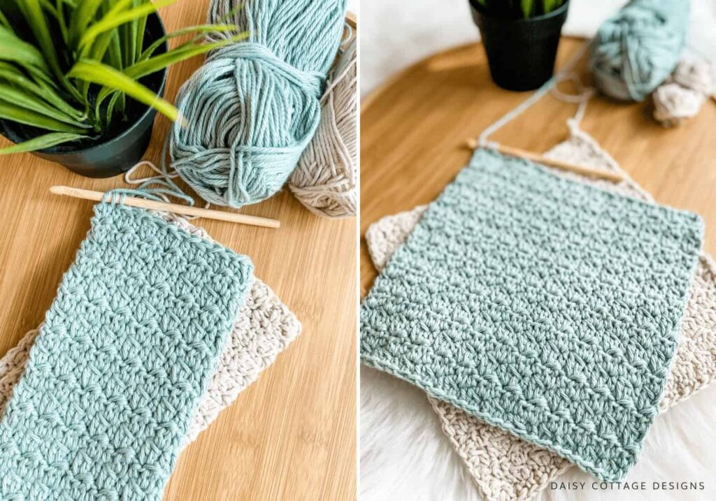 How To Crochet A Dishcloth 2022 Daisy Cottage Designs