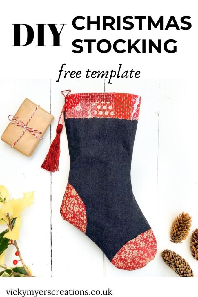 Template Print Free Printable Christmas Stocking Pattern