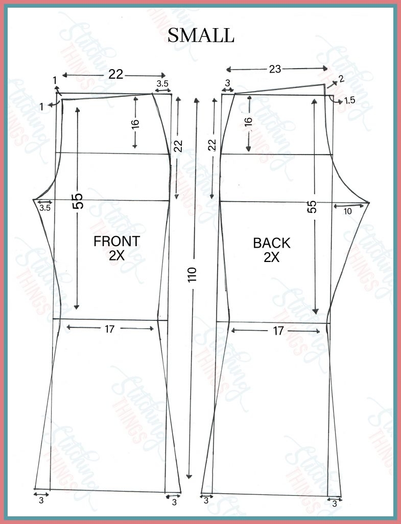 How To Make Flare Pants Free Pattern Stitching Things