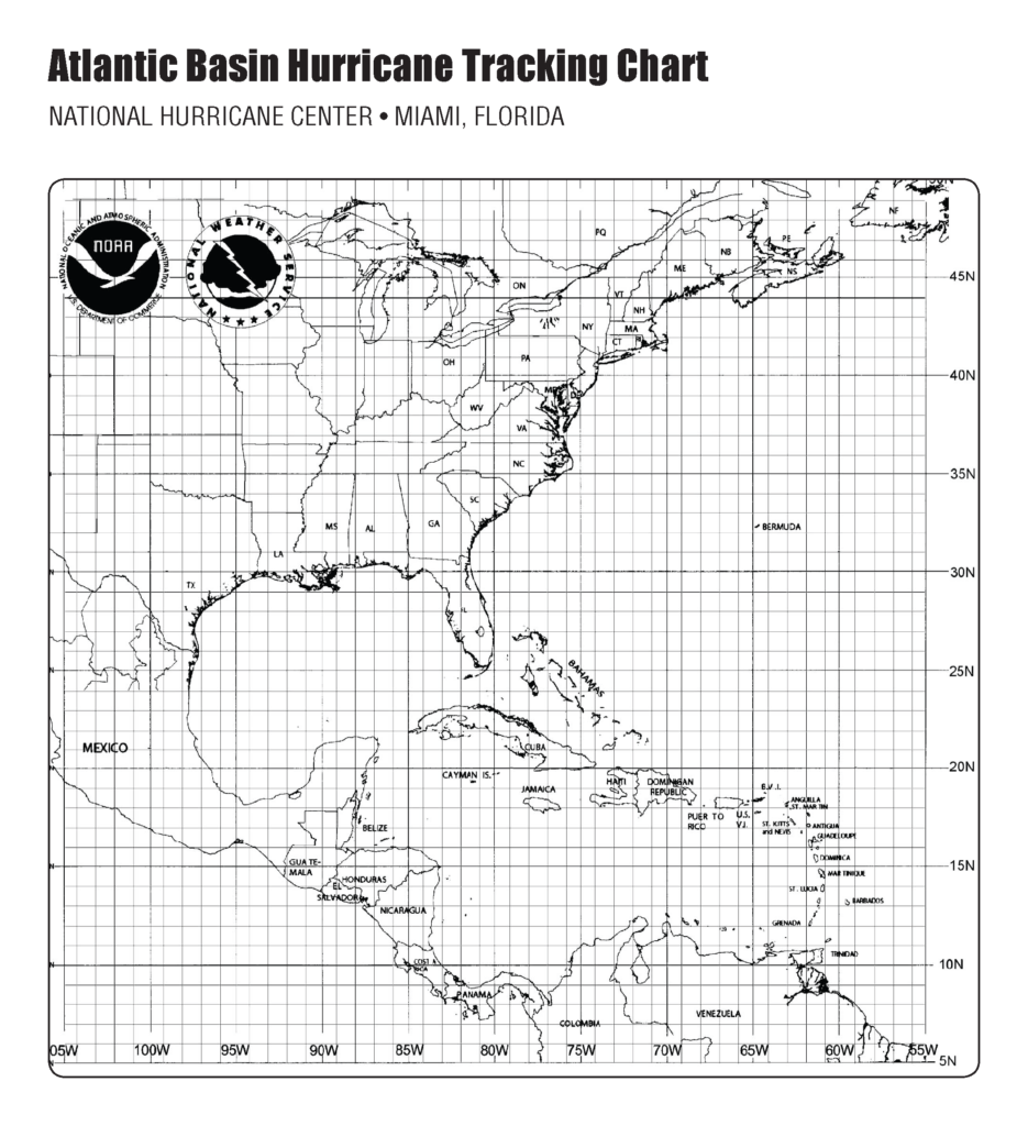 Hurricane Tracking Map