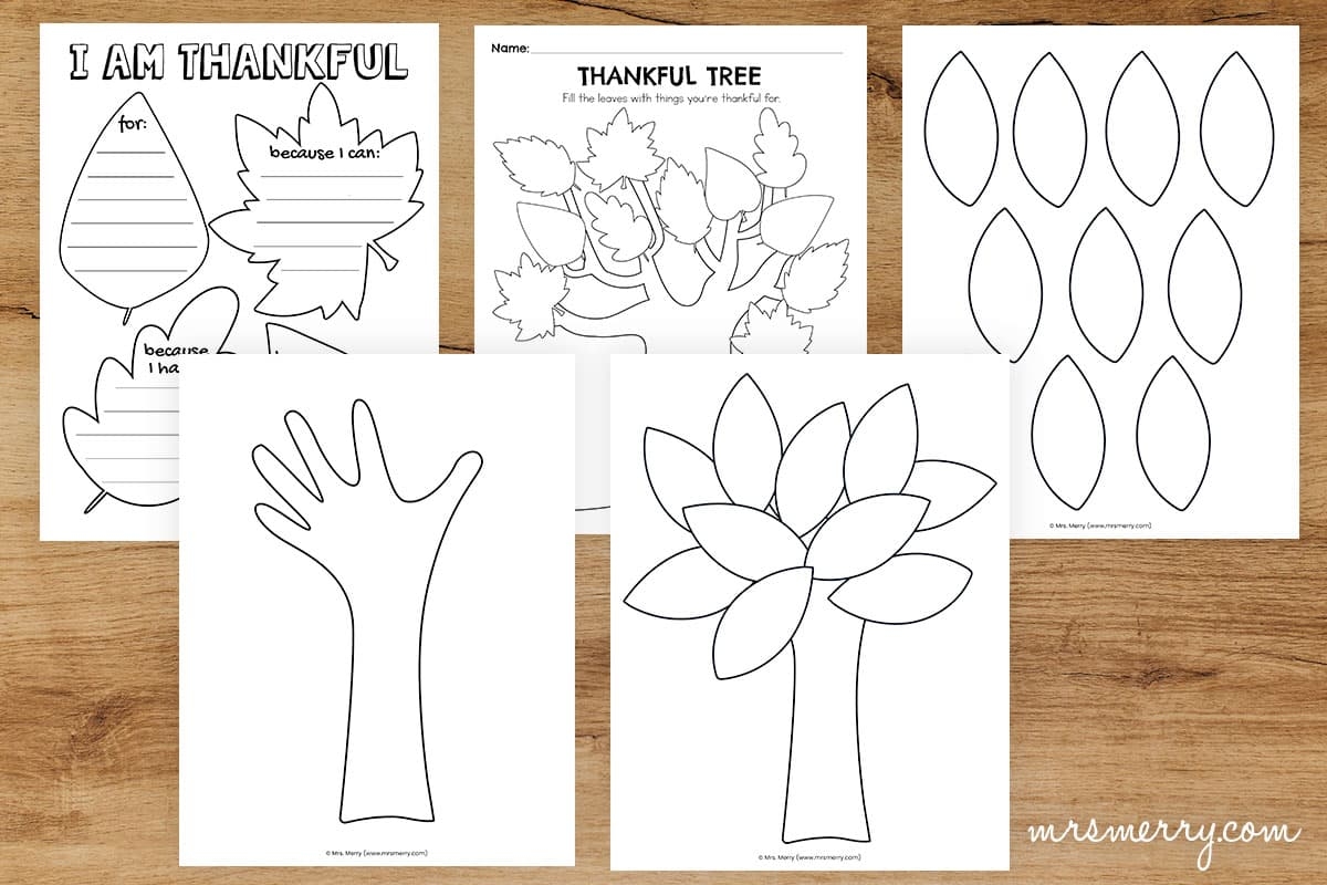 Free Printable Thankful Tree Printable Free Printable Templates