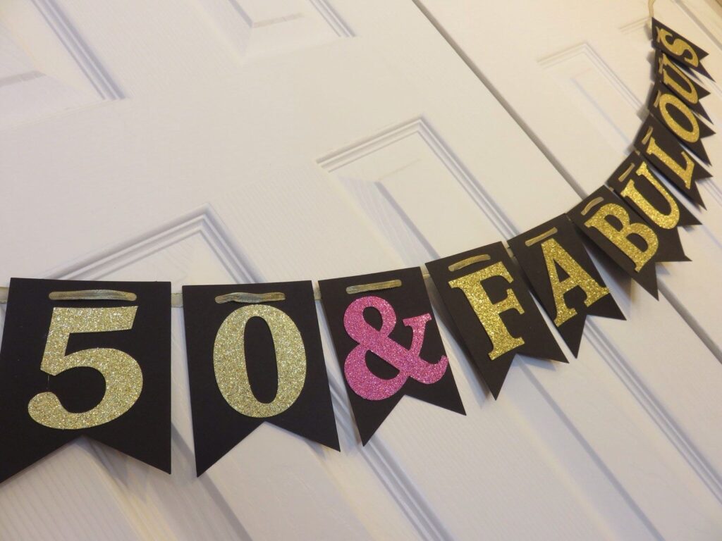 Image Result For Fiftieth Birthday Banner Free Printables 50th Birthday Celebration Ideas 50th Birthday Decorations 50th Birthday