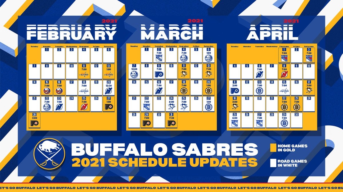 Buffalo Sabres Schedule Printable Free Printable Templates