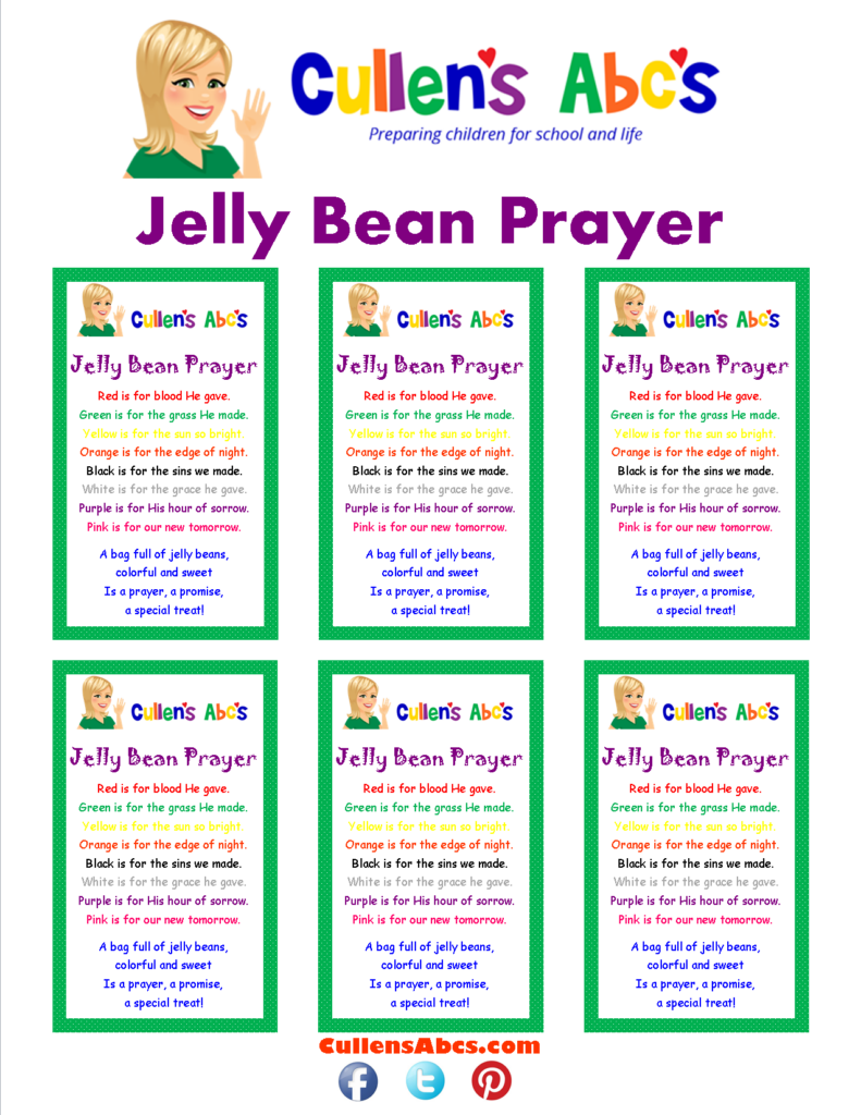 Jelly Bean Prayer Free Children s Videos Activities