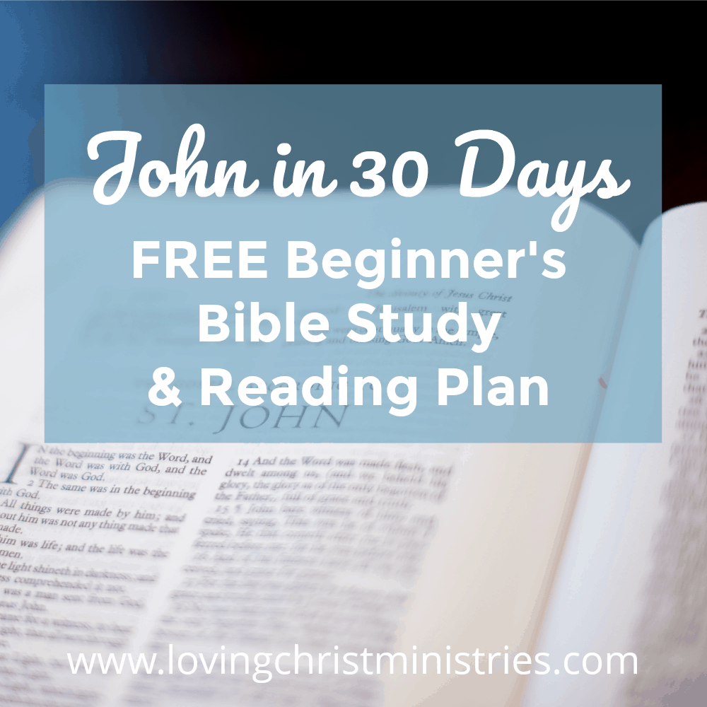 Free Printable Bible Study On The Book Of John