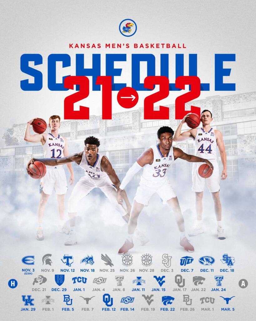 Printable Kansas Basketball Schedule Free Printable Templates