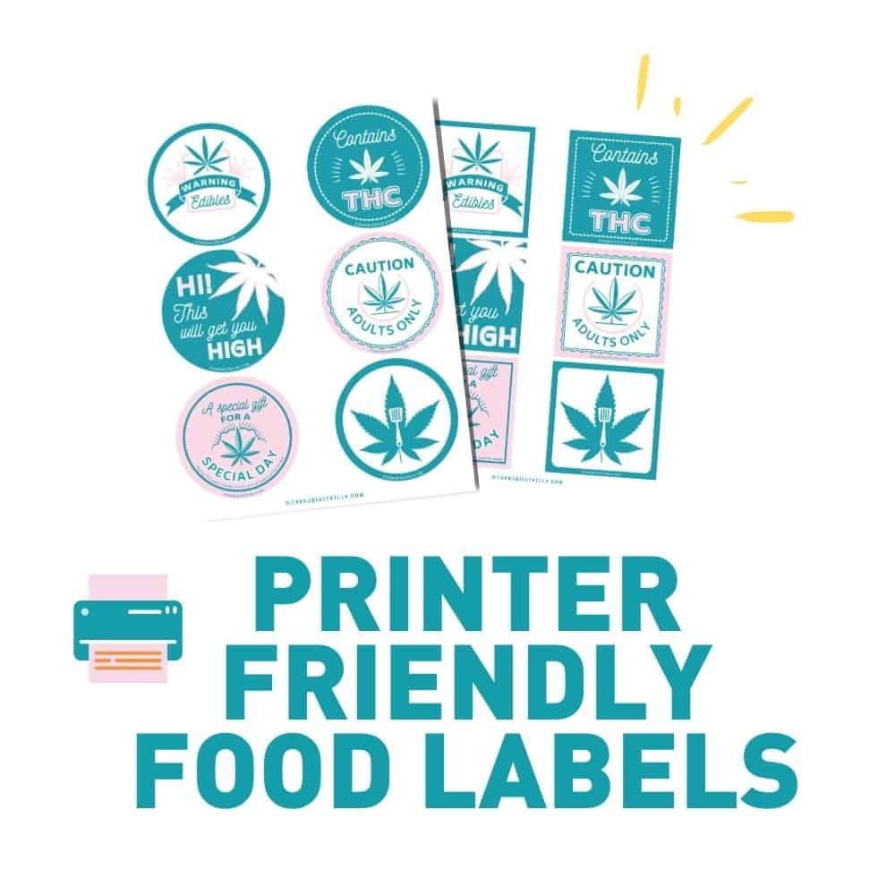 Labeling Your Cannabis Edibles Free Printable Labels For Marijuana Treats Cannabisspatula