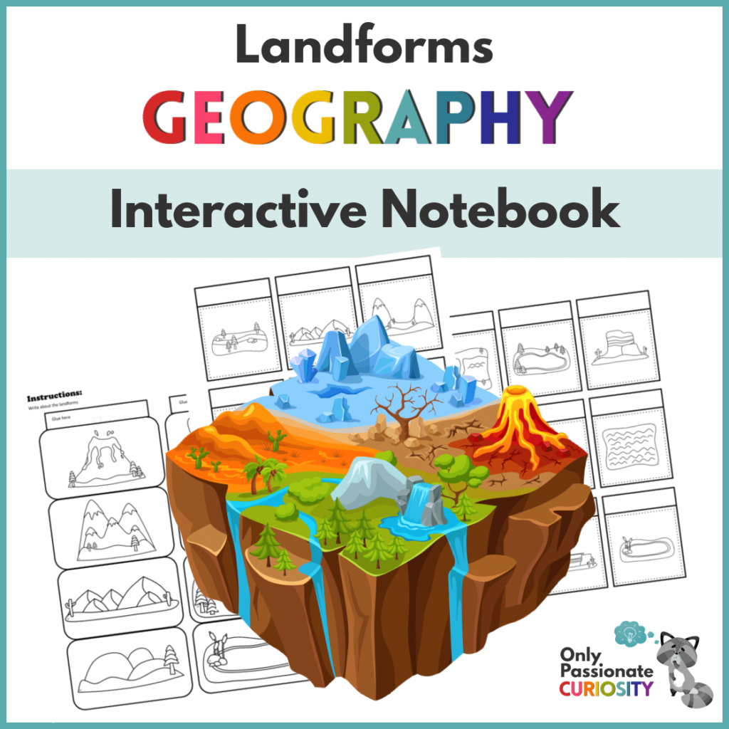 Landforms Interactive Notebook Bundle Only Passionate Curiosity