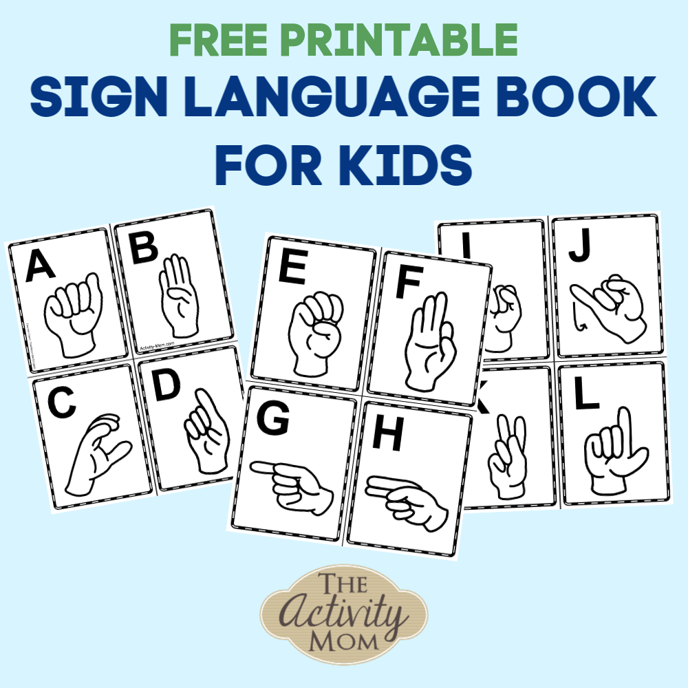 Language Alphabet Book For Kids free Printable The Activity Mom