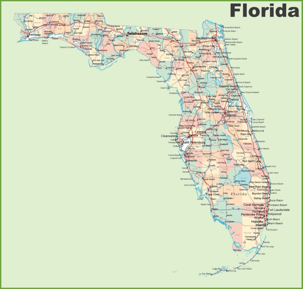 Large Florida Maps For Free Download And Print High Resolution And Detailed Maps