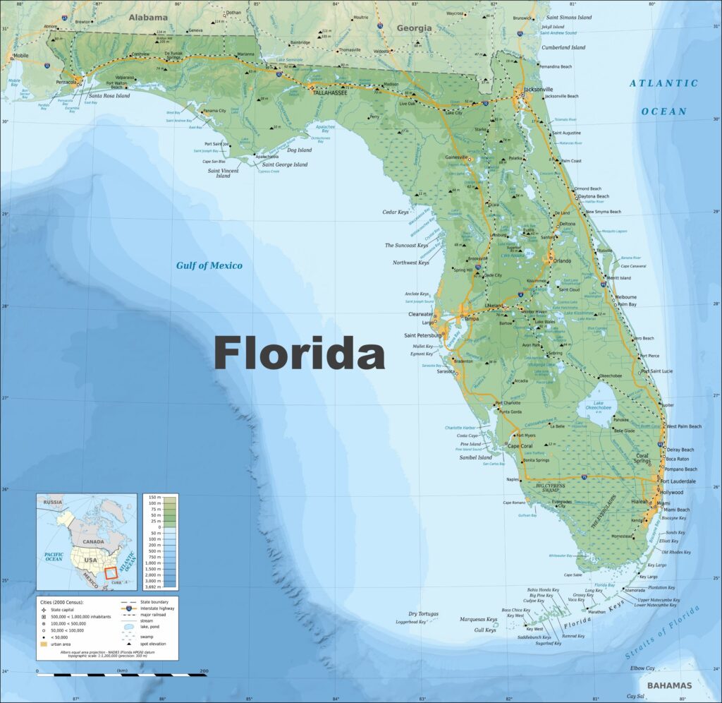 Large Florida Maps For Free Download And Print High Resolution And Detailed Maps