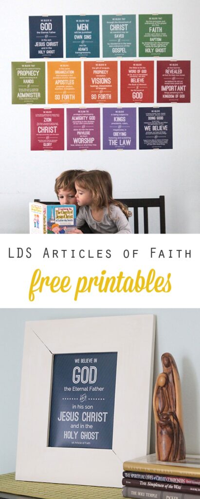 LDS Articles Of Faith Free Printables It s Always Autumn