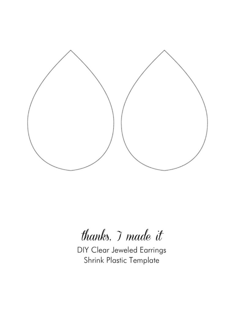 Leather Earrings Leather Jewelry Diy Earring Cards Template