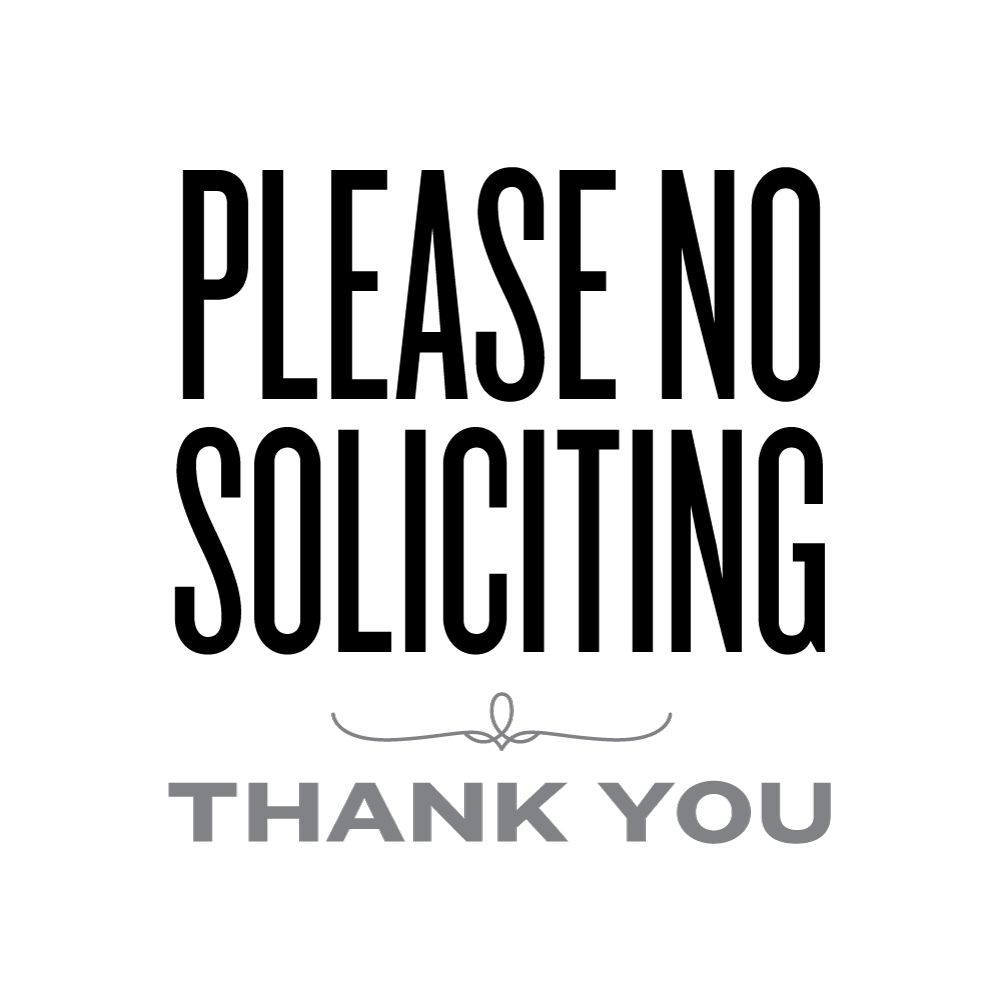 Lemon Squeezy A New Sign No Soliciting Signs Funny No Soliciting Sign No Soliciting