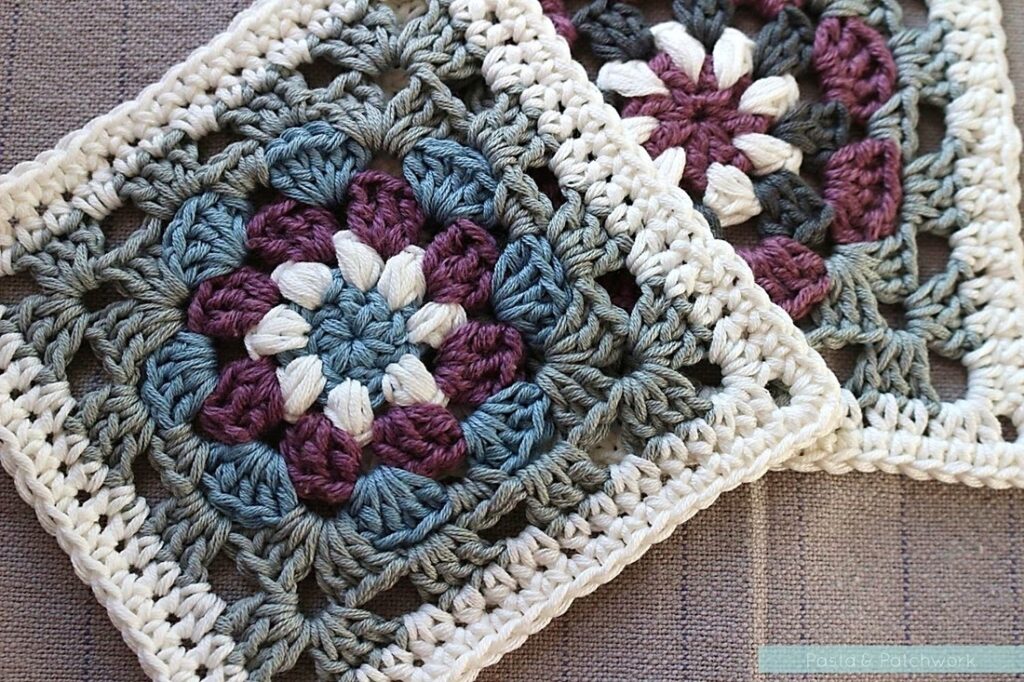 Lily Pad Granny Square Free Crochet Pattern Tutorial