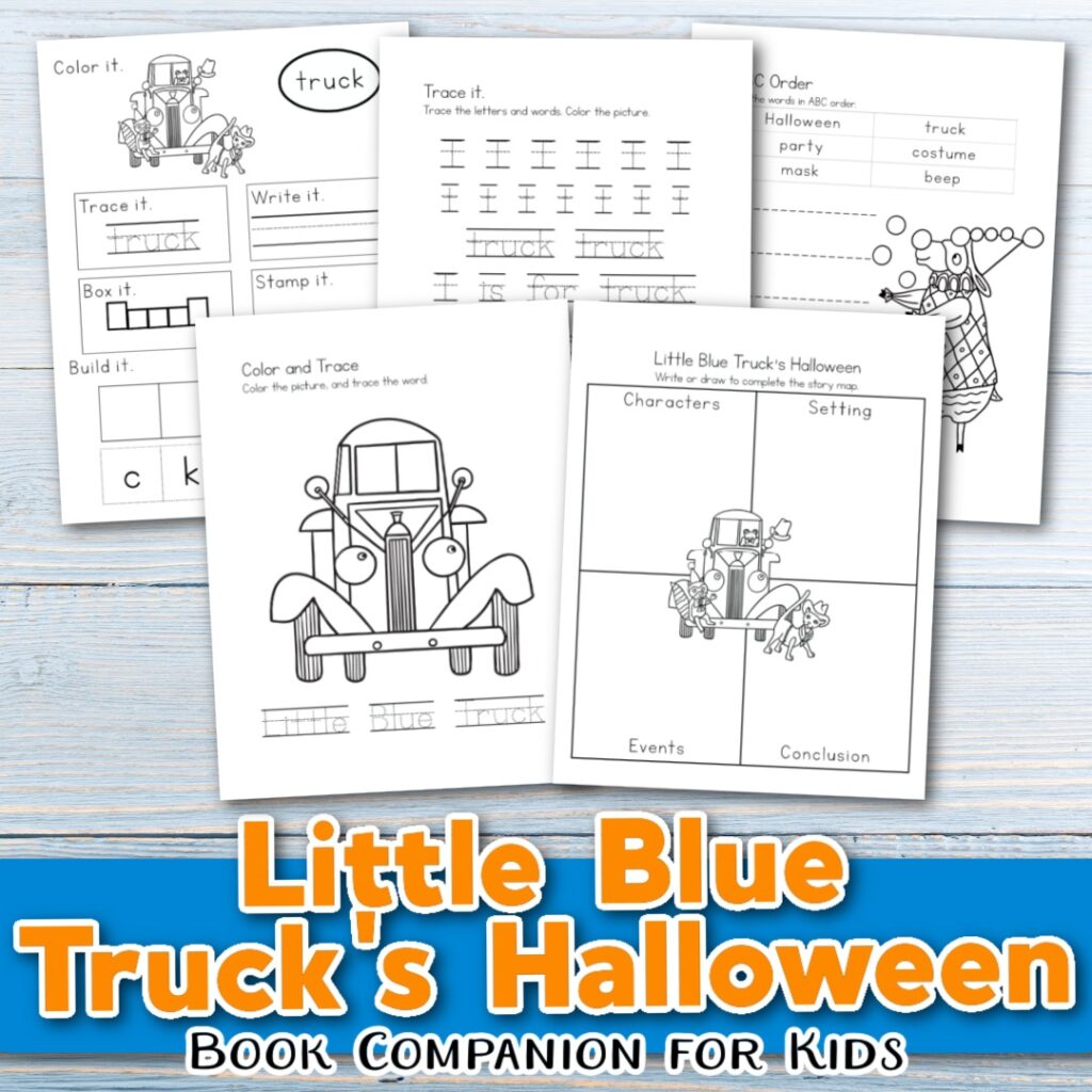 Little Blue Truck s Halloween Activities