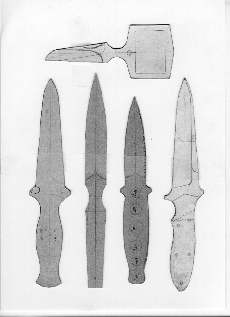 Free Printable Knife Templates