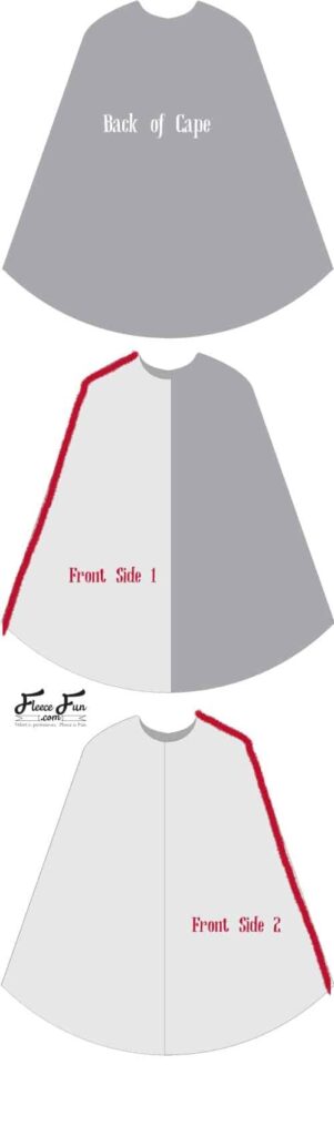 Long Hooded Cloak Pattern FREE Fleece Fun