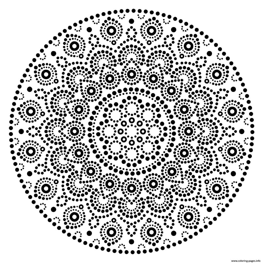 Step By Step Free Printable Dot Mandala Patterns