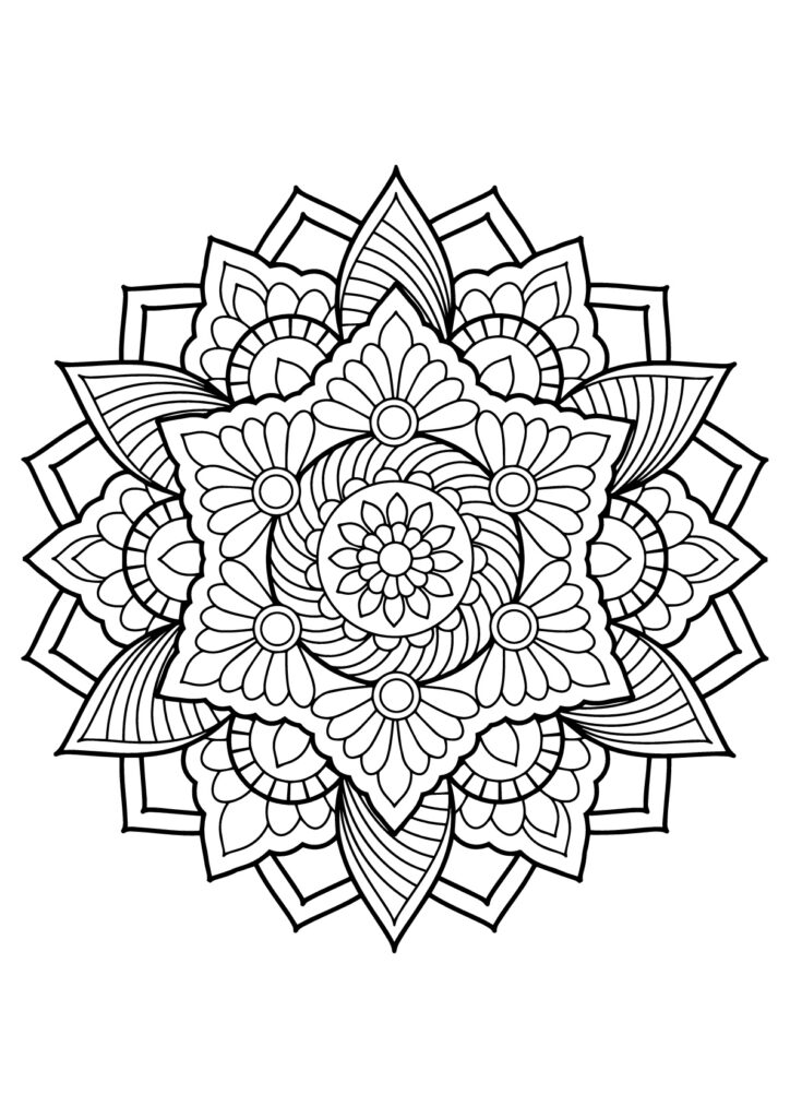 Mandalas Coloring Pages For Adults