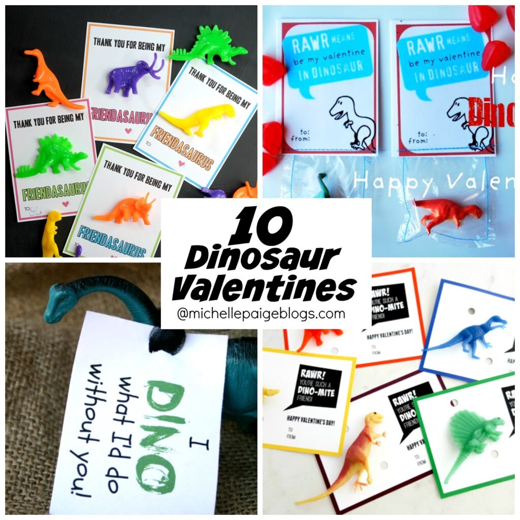 Free Printable Dinosaur Valentines