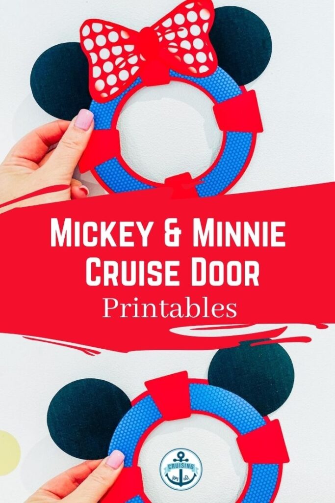 Mickey And Minnie Cruise Door Free Printables Cruising For All