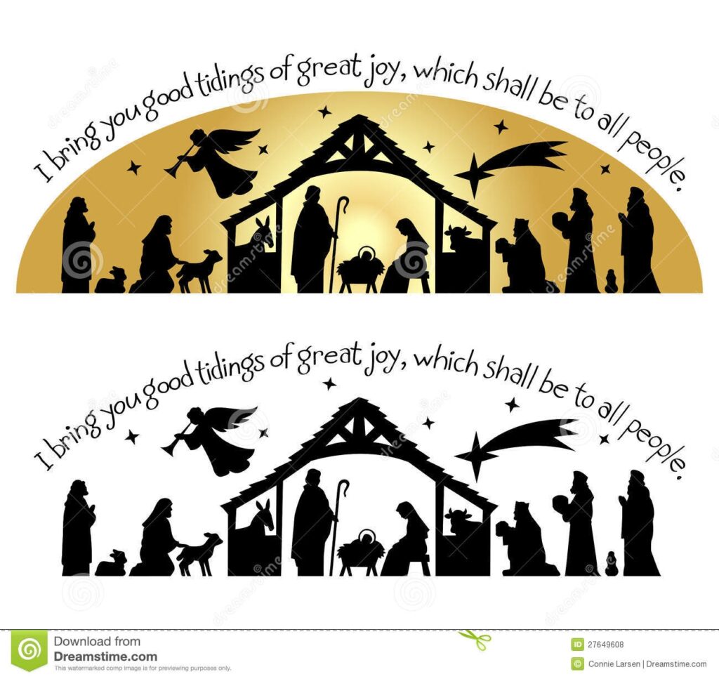 Nativity Silhouette Stock Illustrations 4 408 Nativity Silhouette Stock Illustrations Vectors Clipart Dreamstime